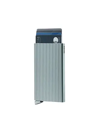 SECRID | Portefeuille PREMIUM CARDPROTECTOR + FLUTED Teal | silber